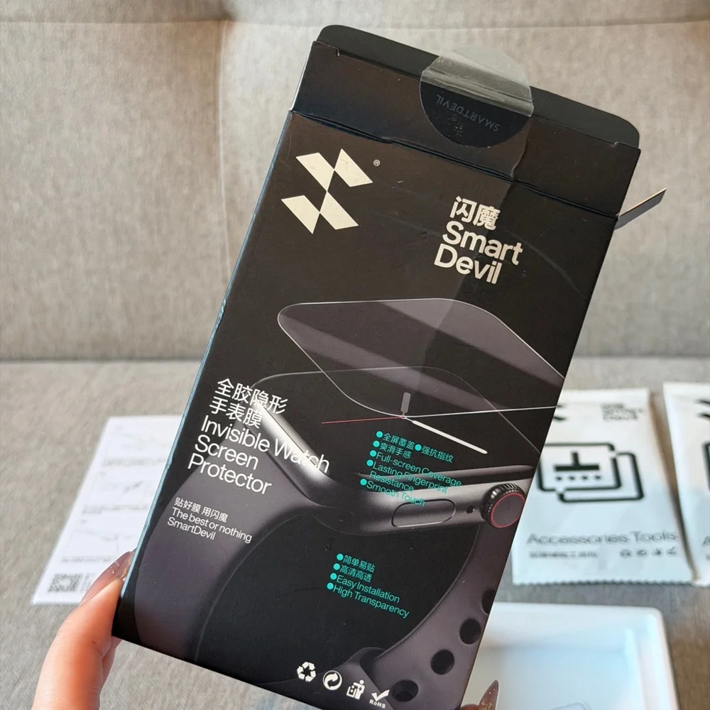 3 Pieces Invisible Screen Protector for Apple Watch 41mm (New)